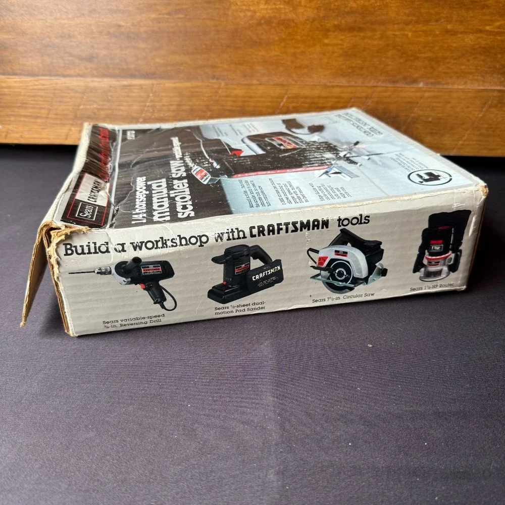 Vintage‎ CRAFTSMAN Scroller Saw 315.10723 Jig Saw